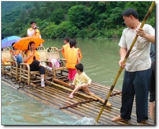 桃仙溪竹筏漂流 (3)_桃仙溪竹筏漂流