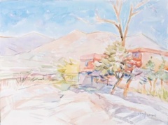 极致平淡的笔调，不着痕迹的人生新境|黄永生论画黄俊清水彩